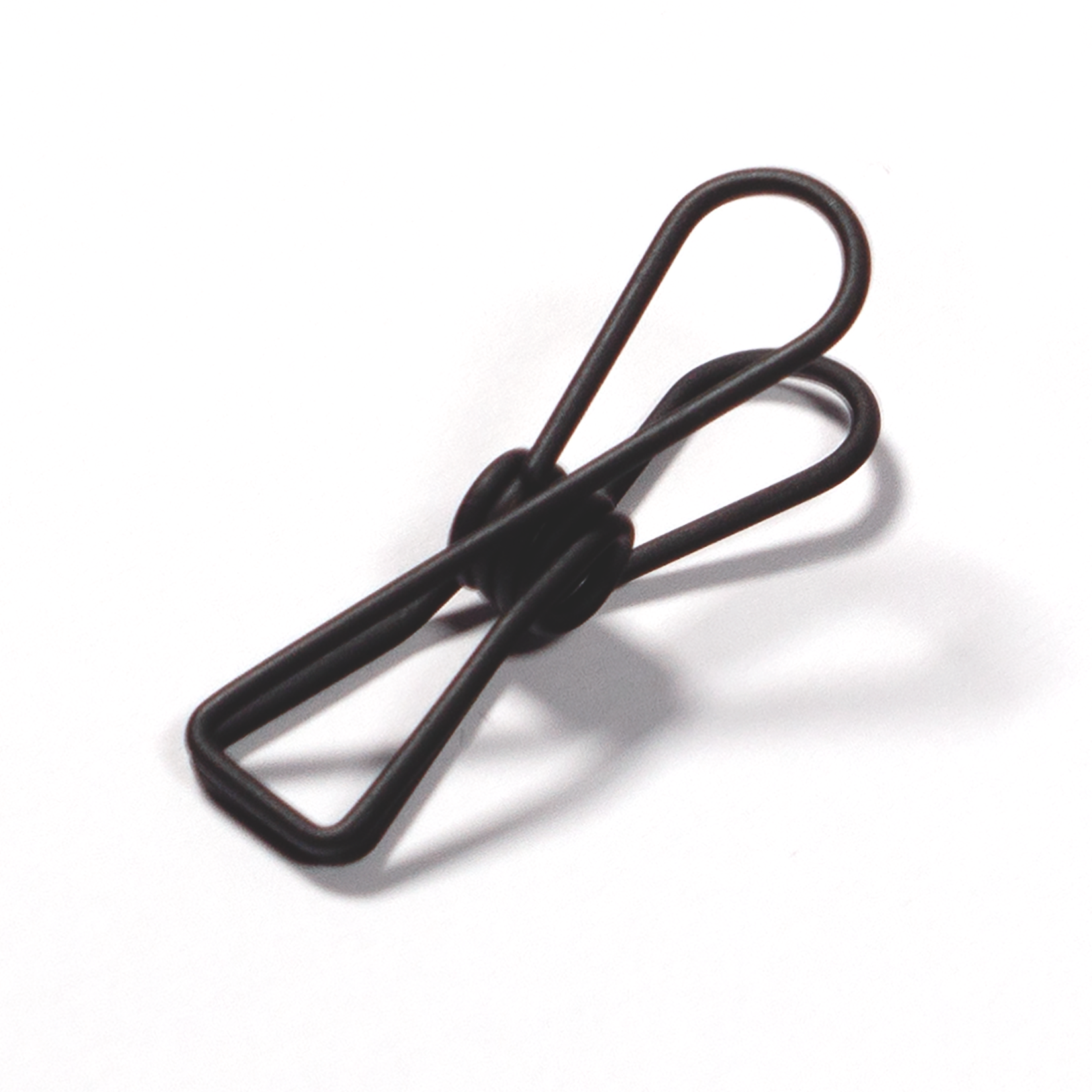 Fish Clip - Schwarz - Matt - 0,8 x 3,2 cm