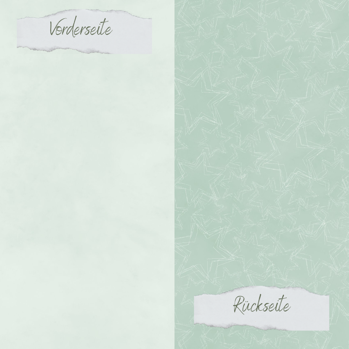 Papel de diseño - Basic - Vintage Mint - Doodle Sterne + Uni hell - Doppelseitig bedruckt Papel de diseño - Basic - Vintage Mint - Doodle Sterne + Uni hell - Doppelseitig bedruckt