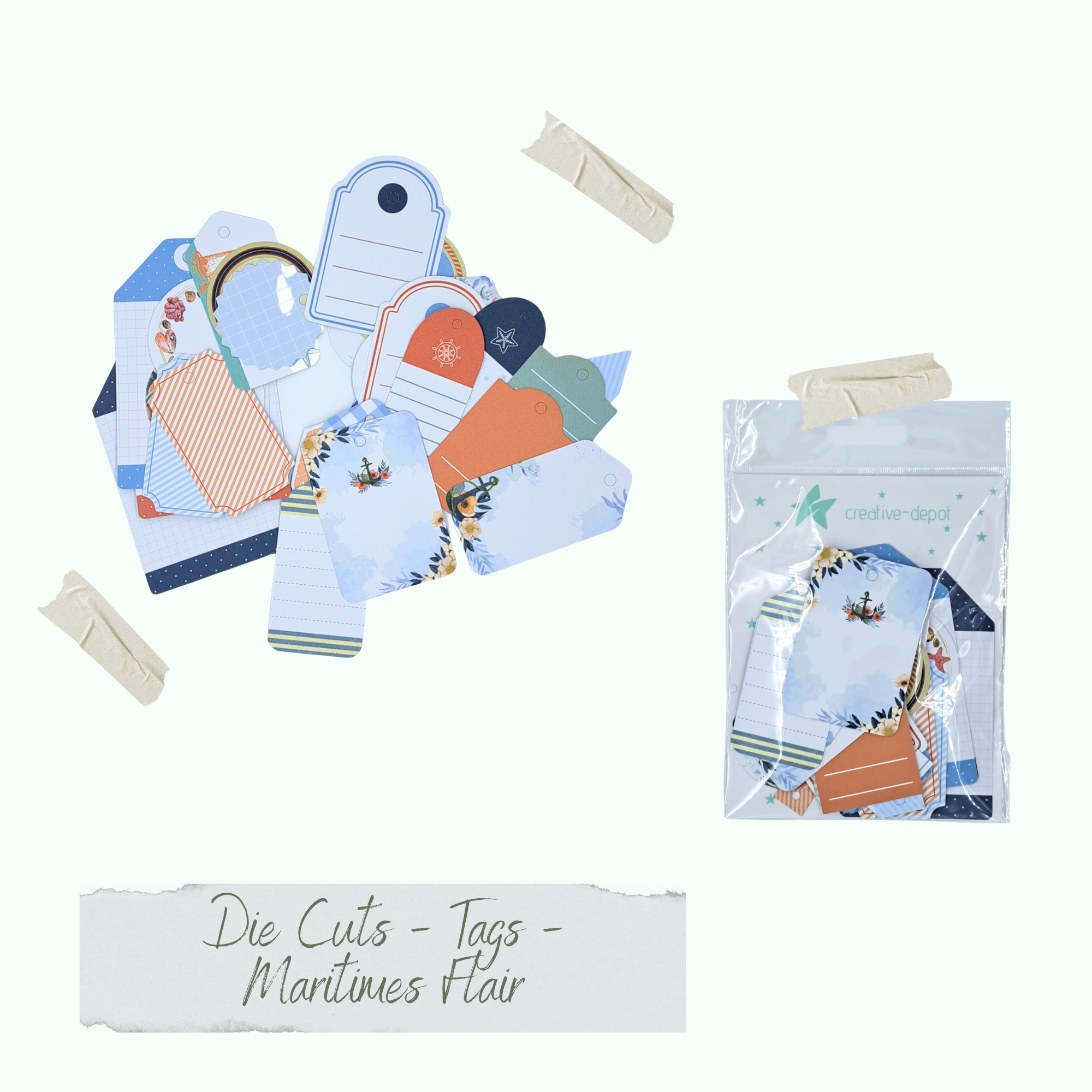 CD-DC-003 The Cuts - Etiquetas - Maritimes Flair