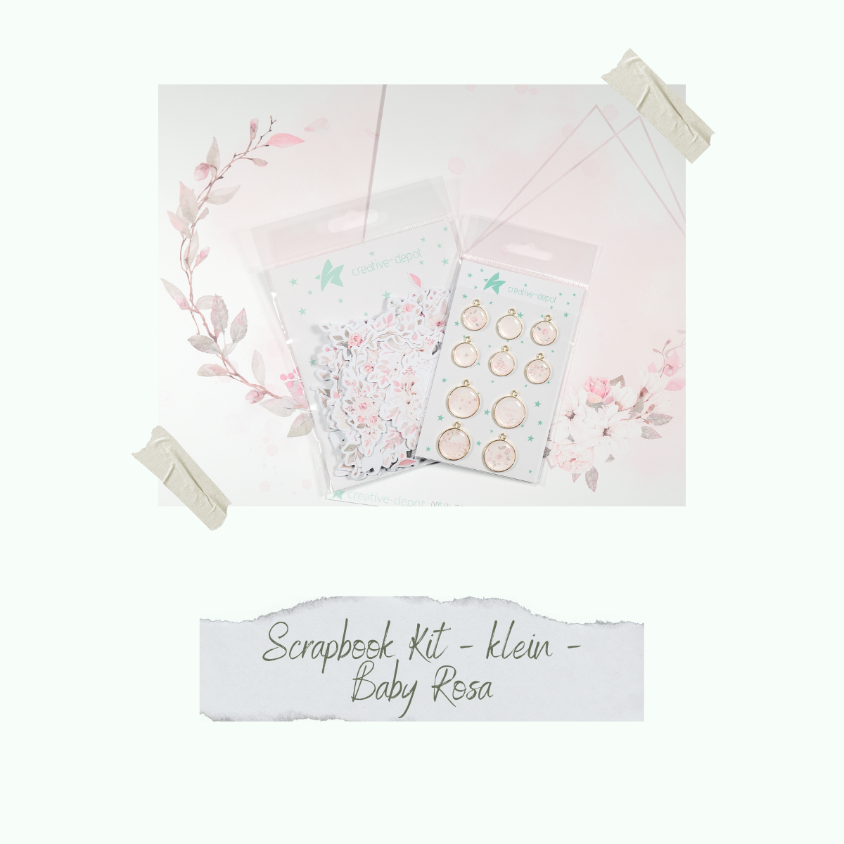 Kit de scrapbooking - petit - Baby Rosa - Layoutliebe