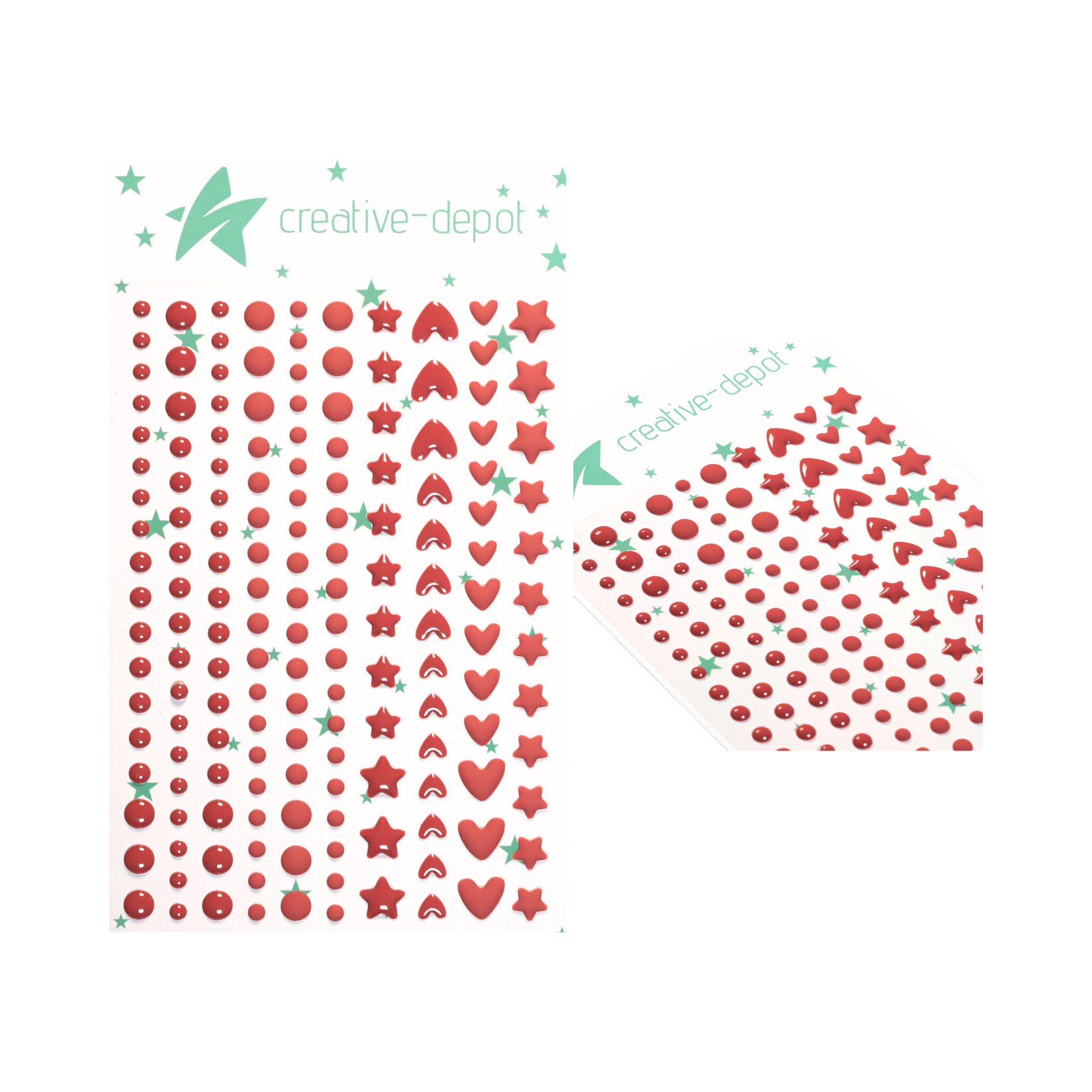 Enamel Dots - Bordeaux