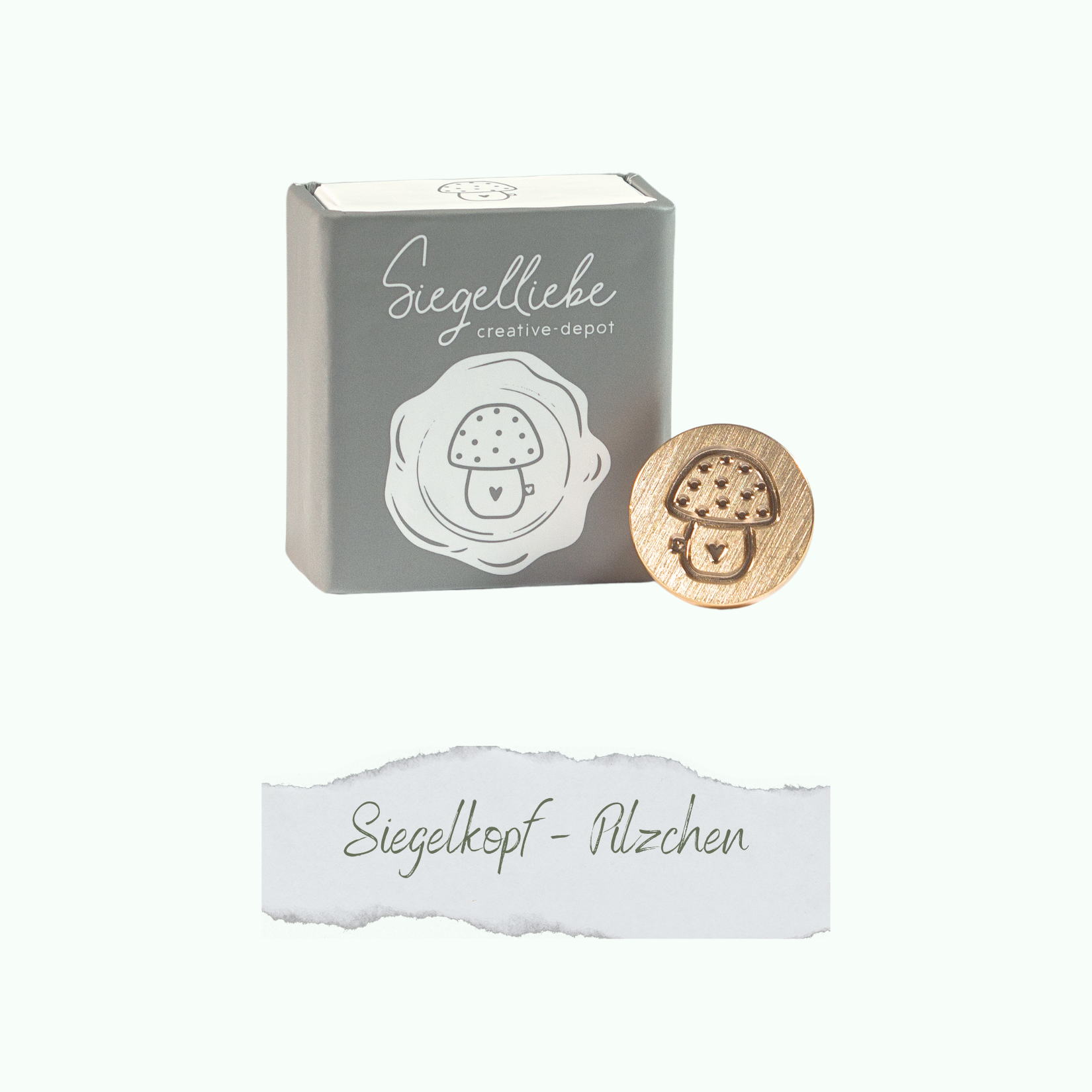 Siegelkopf - Designline - Pilzchen - Siegelliebe Siegelkopf - Designline - Pilzchen - Siegelliebe