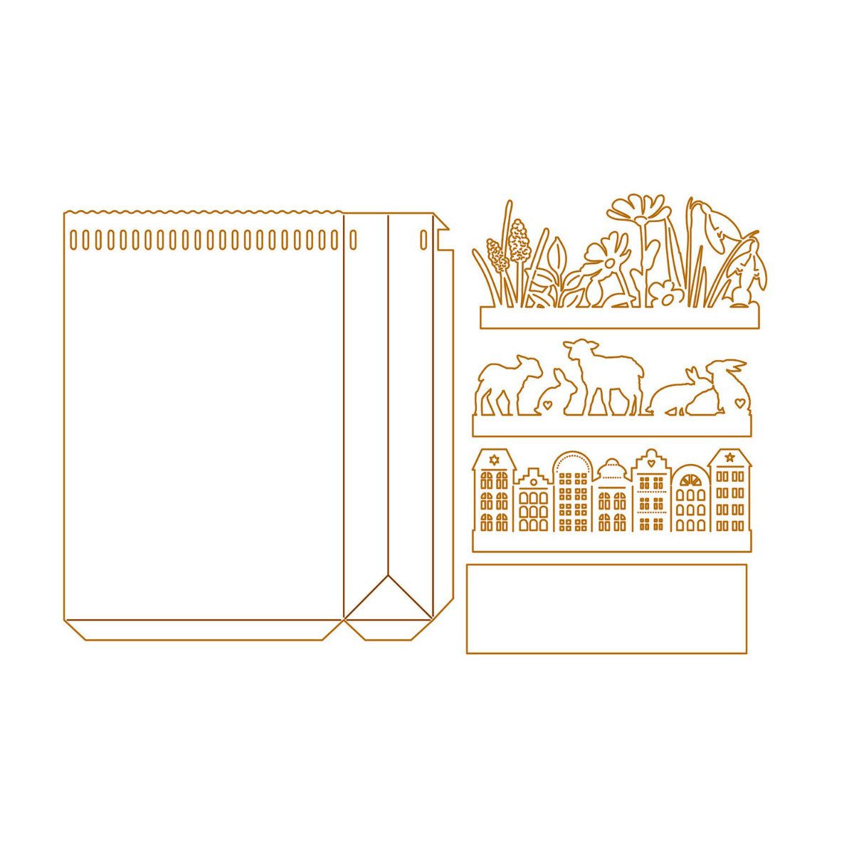 Die - Täschchen mit Fädelleiste