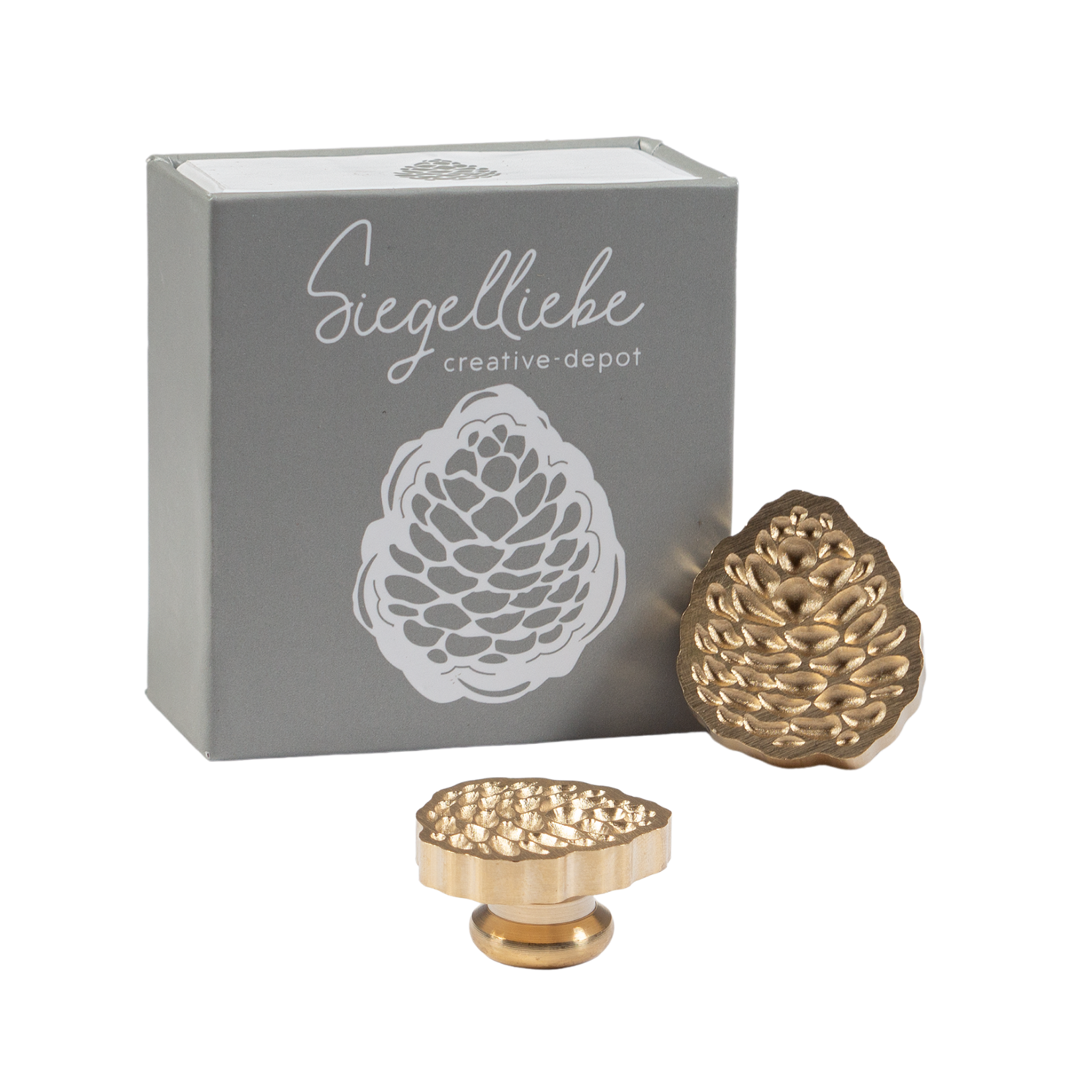 Siegelkopf - 3D Tannenzapfen - Siegelliebe