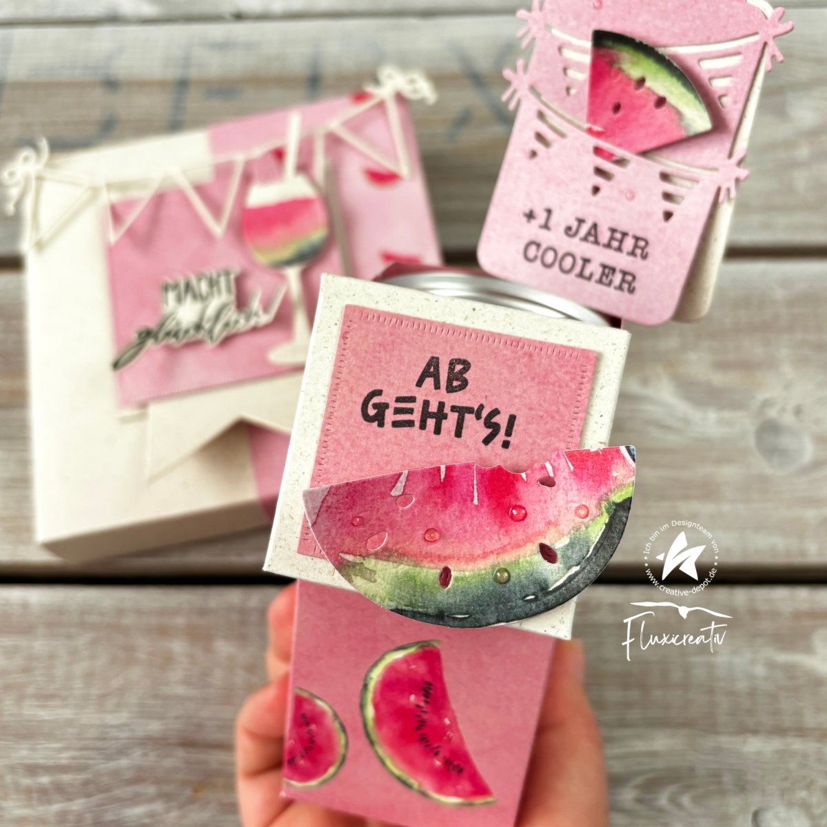 Papel decorativo - Wassermelonen II - Impreso por ambas caras