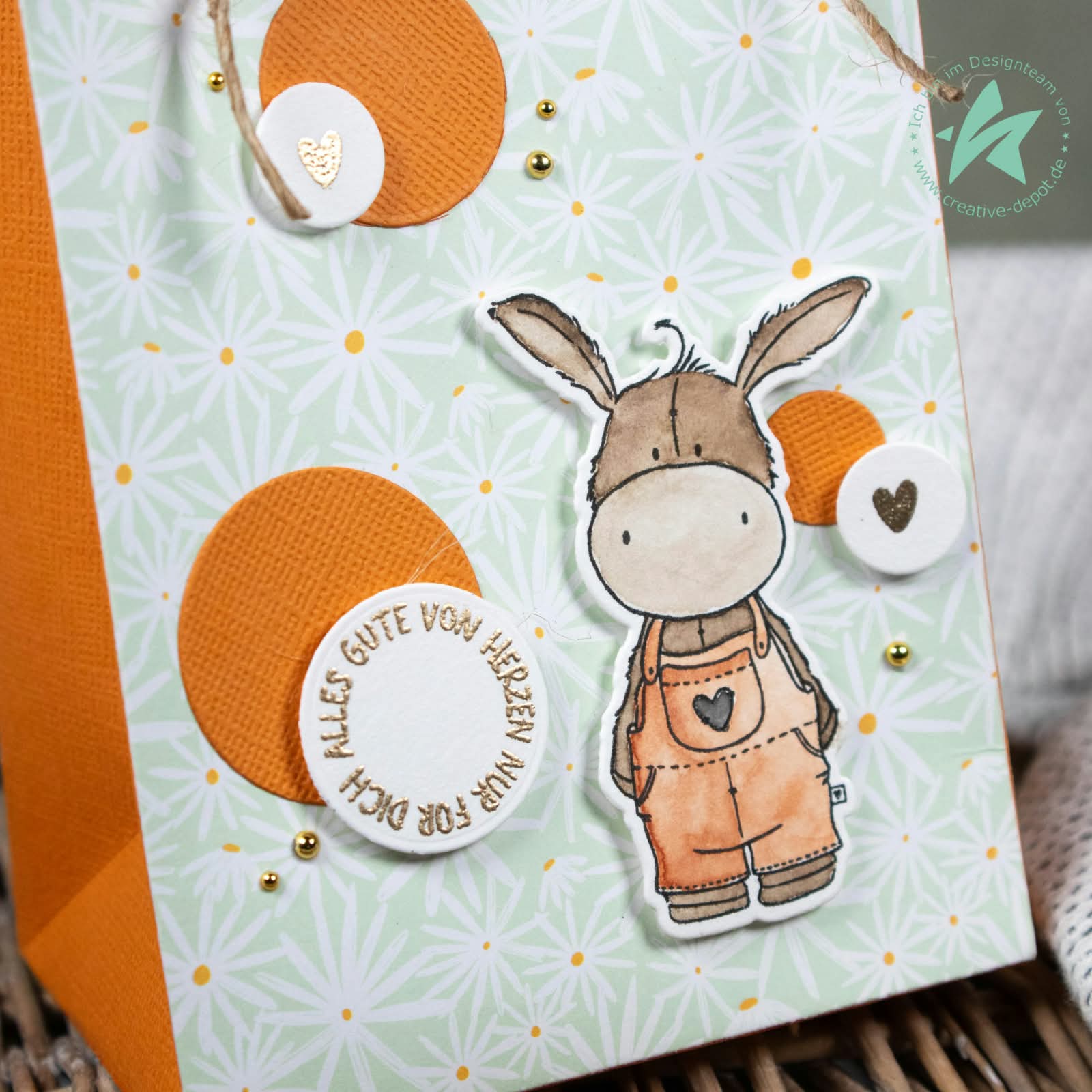 Design paper - Designline - Margerite - Doppelseitig bedruckt