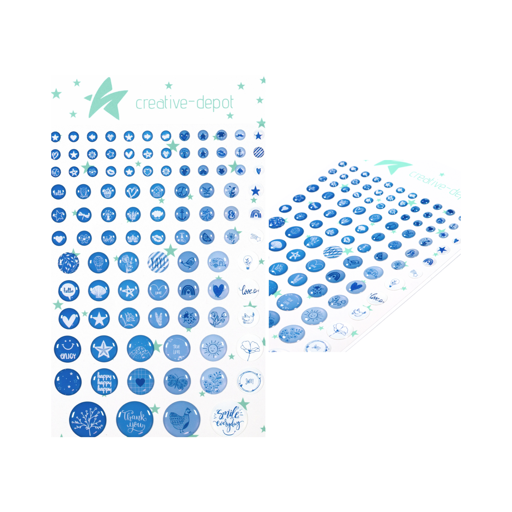 Enamel Dots - Motive - Tintenblau