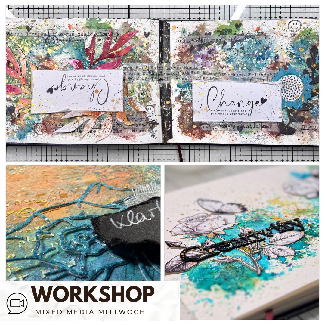 Zoom Workshop Mixed Media Mittwoch mit Heike am 16.09.2026