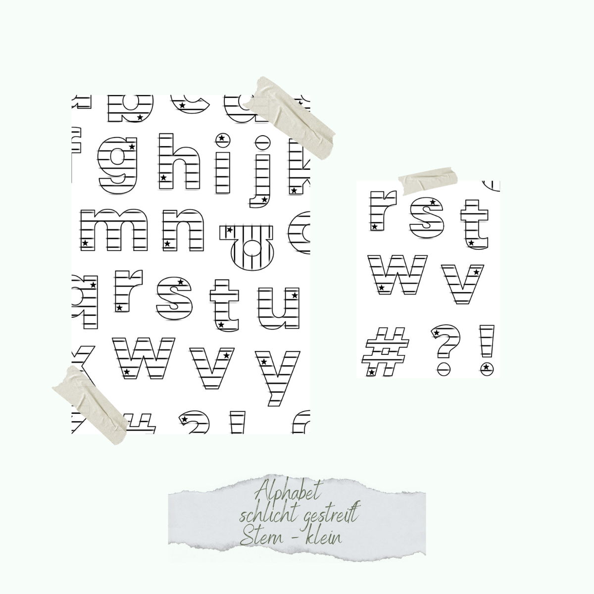 CD-St-867-Alphabet-schlicht-gestreift-Stern-kleinCld7Gq3ynSUg9 Stempelset - Alphabet - schlicht gestreift - Stern - klein