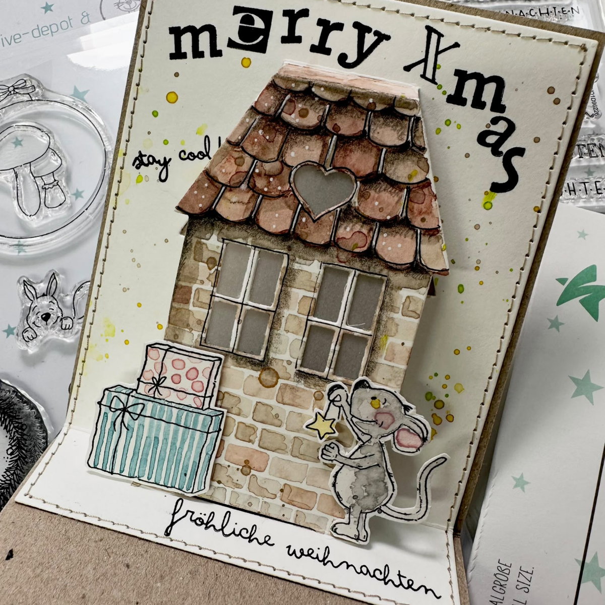 Die – Pop-up Card – House with a Heart