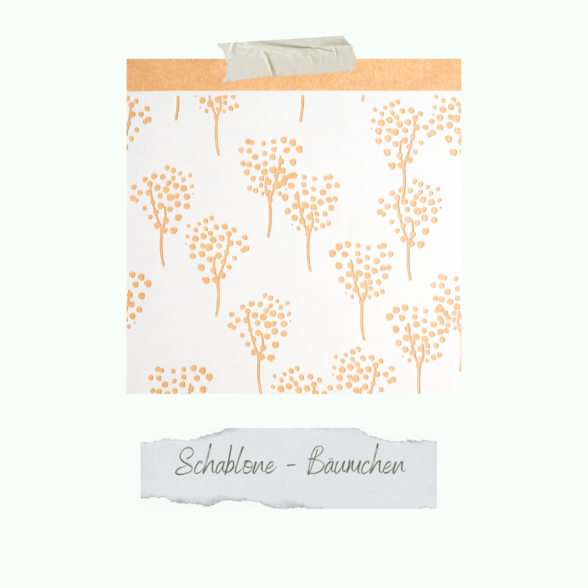 CD-SC-075_B-umchen Schablone - Bäumchen