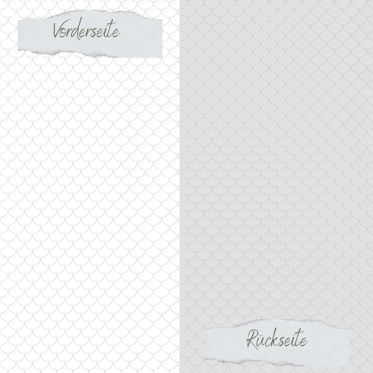 Papel de diseño - Designline - Scrapliebe - Ahoi - Kleine Wellen - Doppelseitig bedruckt