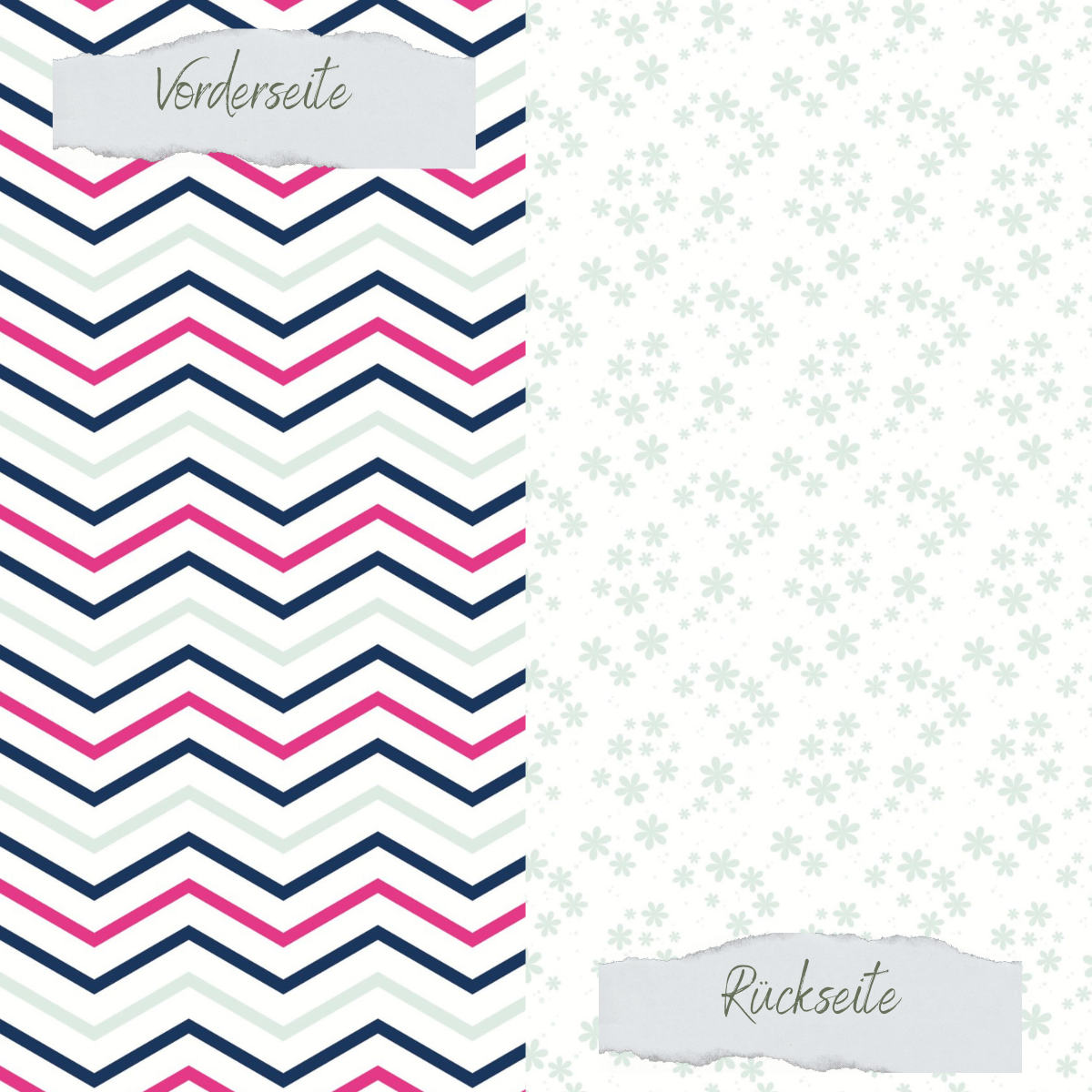 Designpapier - Designline - Scrapliebe - Sommerspaß - Kleine Blüten - Doppelseitig bedruckt