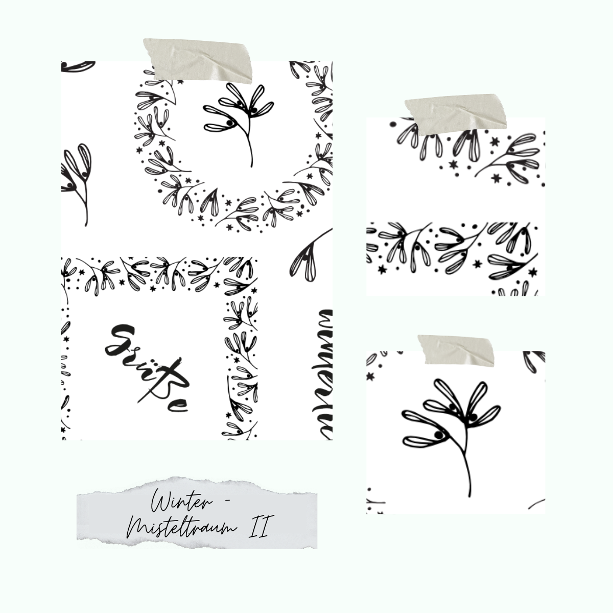Stempelset - Winter - Misteltraum II