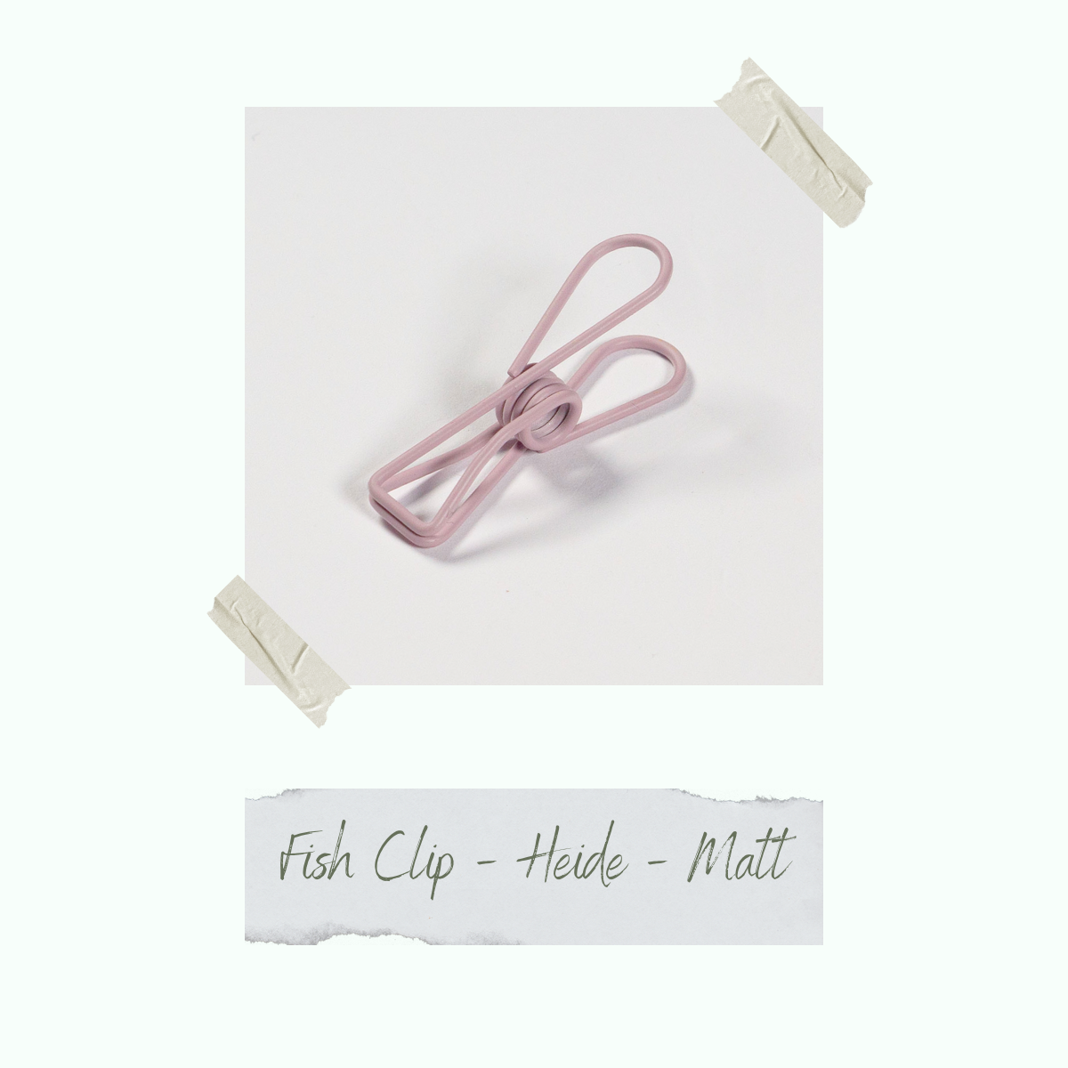CD-ZB-087_Fish-Clip-Heide-Matt Fish Clip - Heide