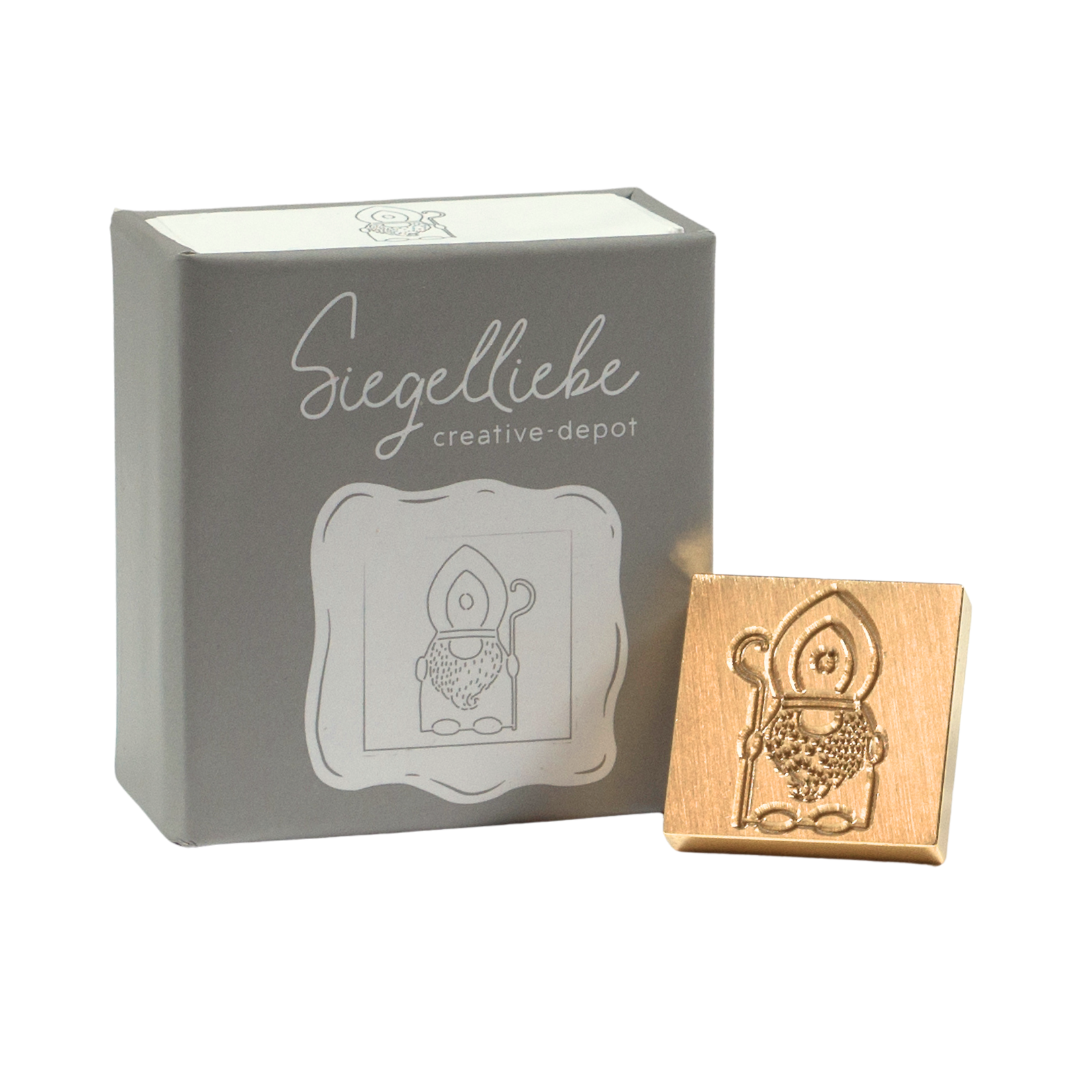 Tête de sceau - Knuffiger Weihnachtsmann - Siegelliebe