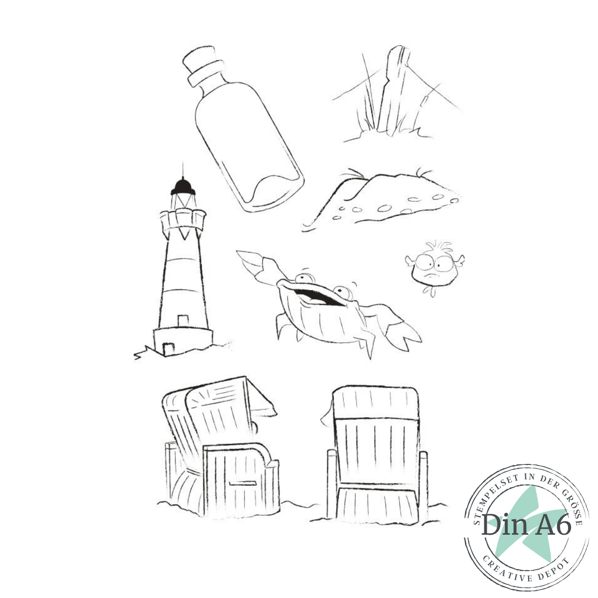 Stamp set – Strandzeit II