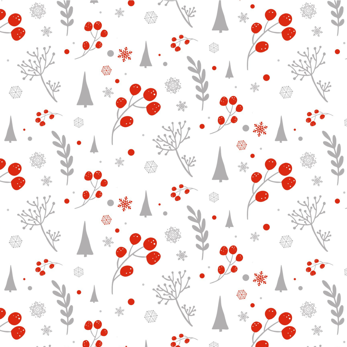 Papier à dessin - Designline - Rote Weihnachtsbeeren