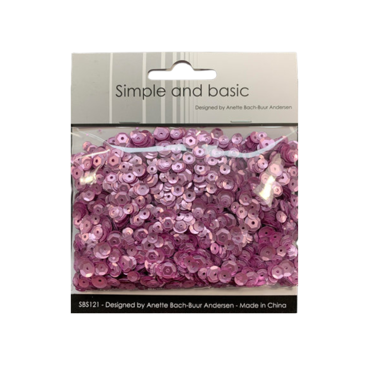 Simple and Basic - Pailetten Mix - Pink