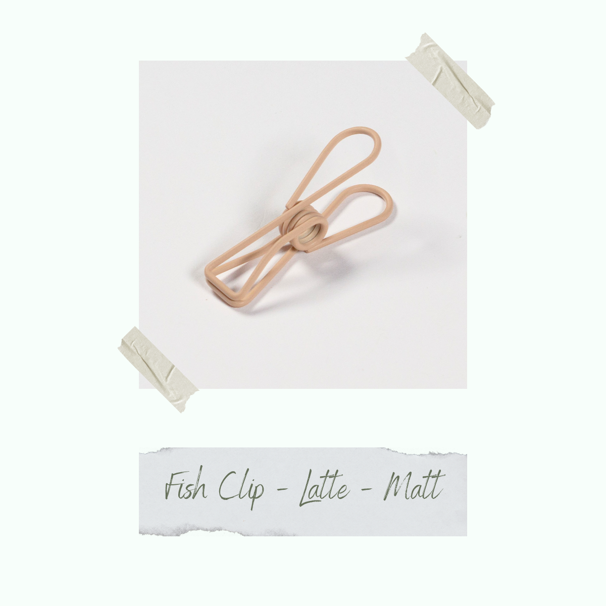 CD-ZB-084_Fish-Clip-Latte-Matt Fish Clip - Latte