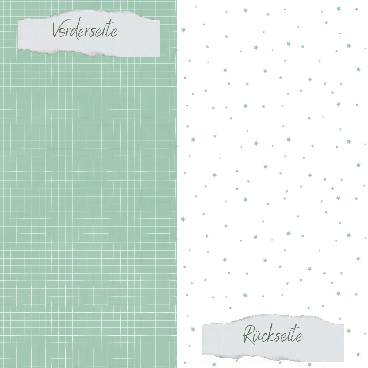 Papel de diseño - Basic - Eukalyptus - Doodle Gitter + Sternchenregen - Doppelseitig bedruckt Papel de diseño - Basic - Eukalyptus - Doodle Gitter + Sternchenregen - Doppelseitig bedruckt