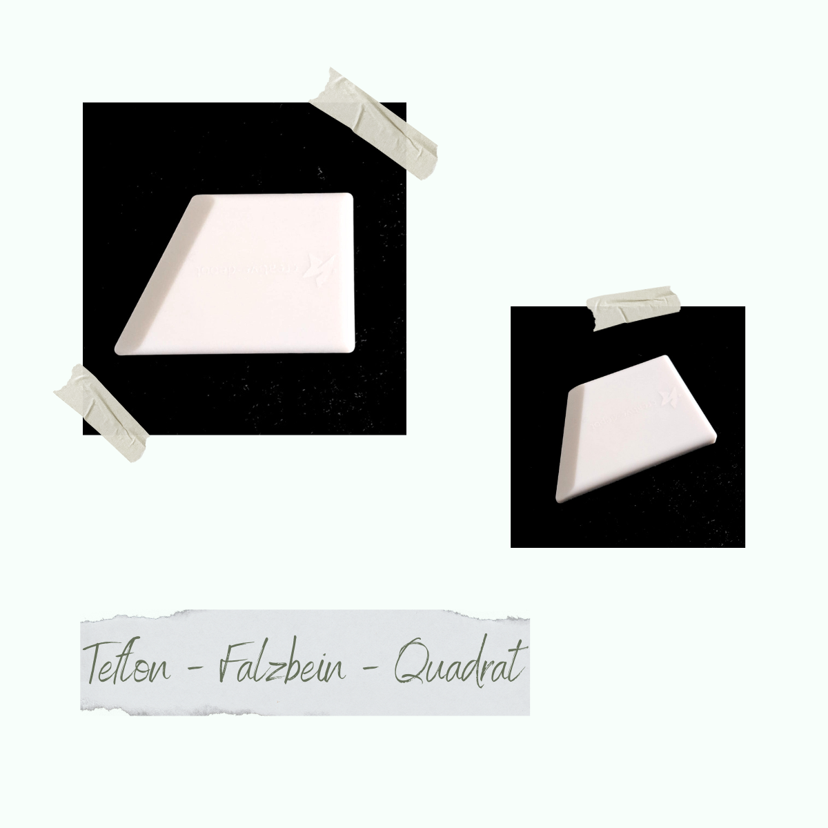 CD-ZB-010 Teflon - Falzbein - Quadrat