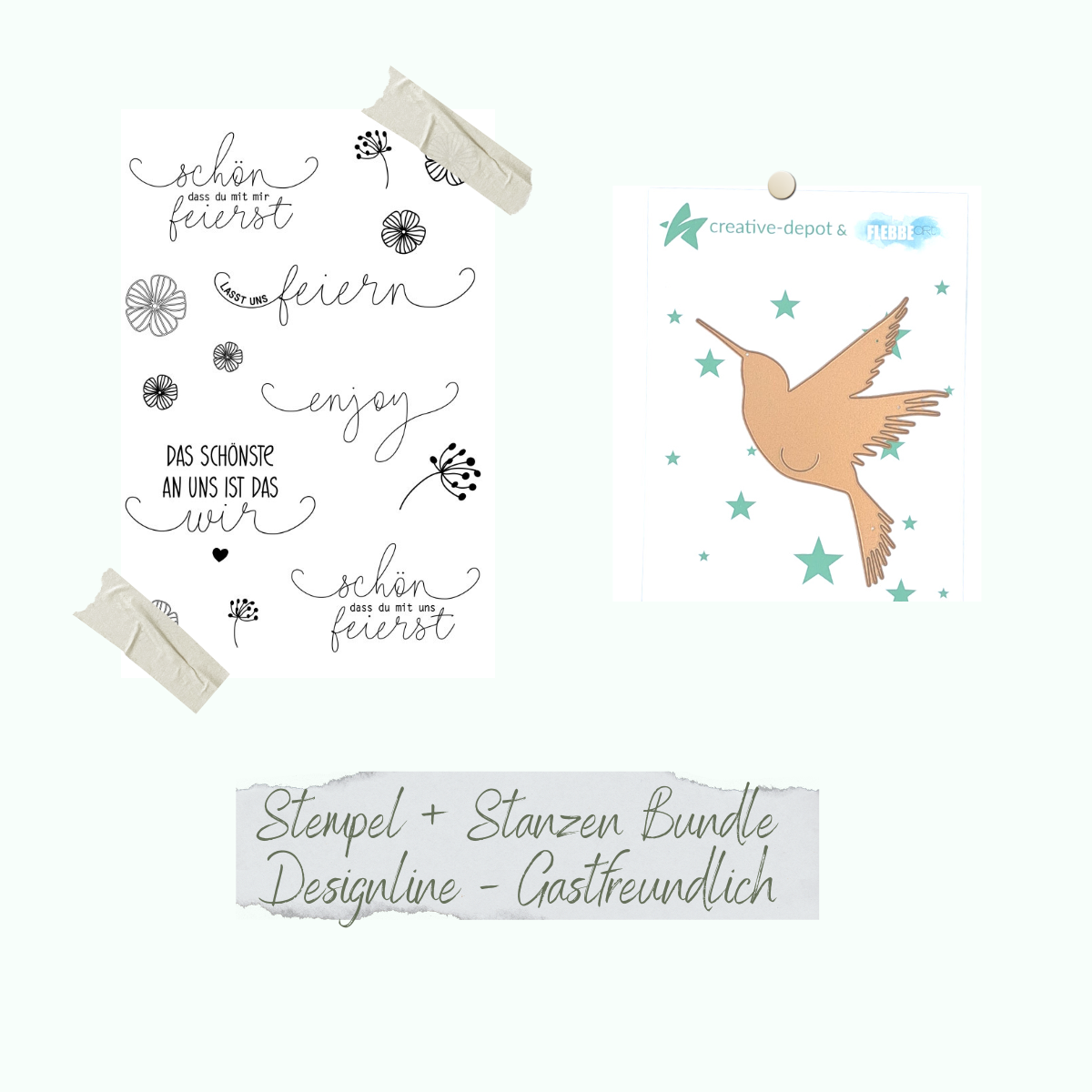 CD-BL-1122868-Designline-Gastfreundlich Ensemble - Stamp set & punches - Designline - Gastfreundlich