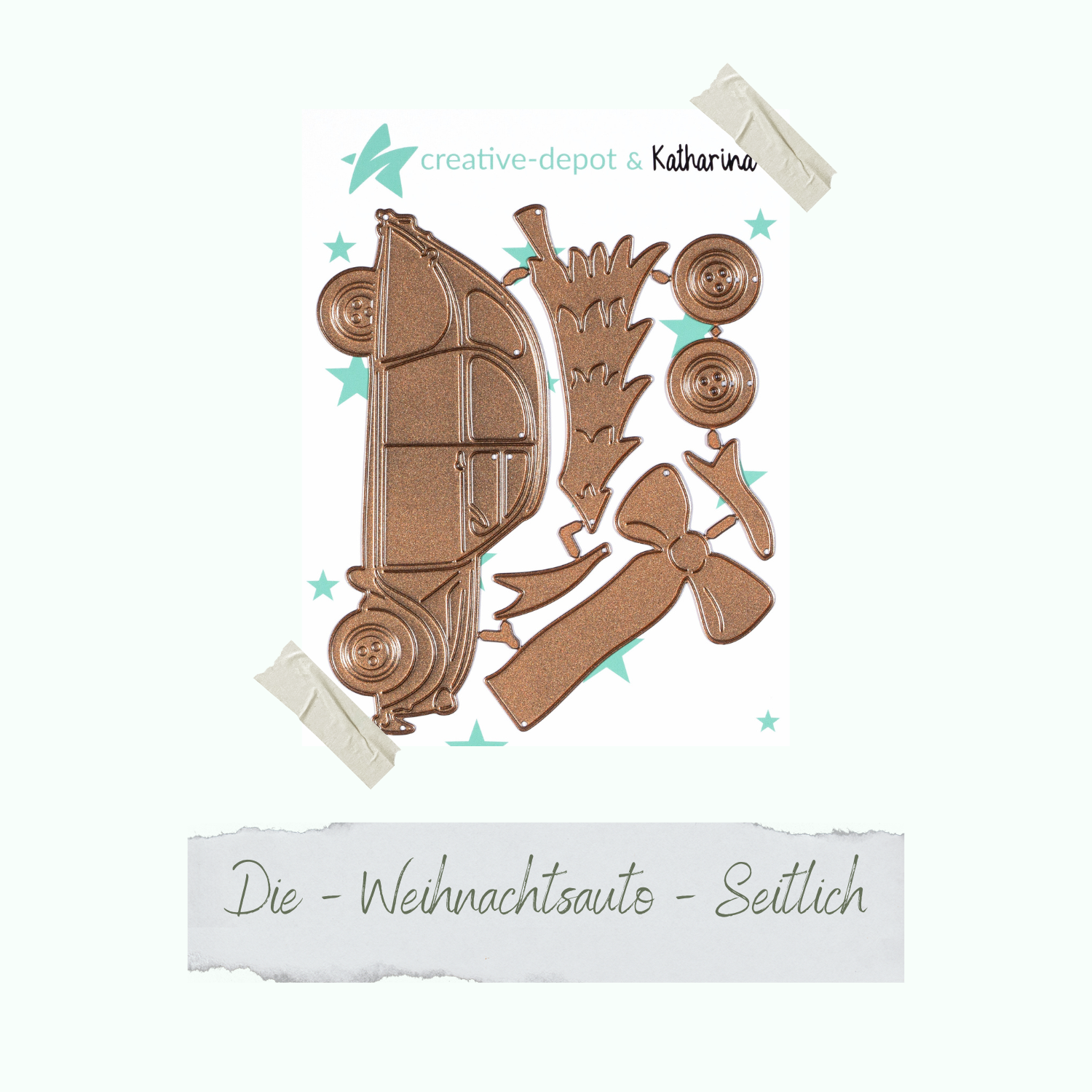 Die - Designline - Weihnachtsauto - seitlich