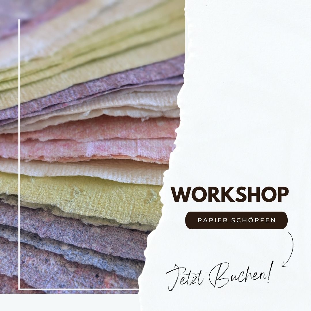 Workshop Papier schöpfen am 13.09.2025