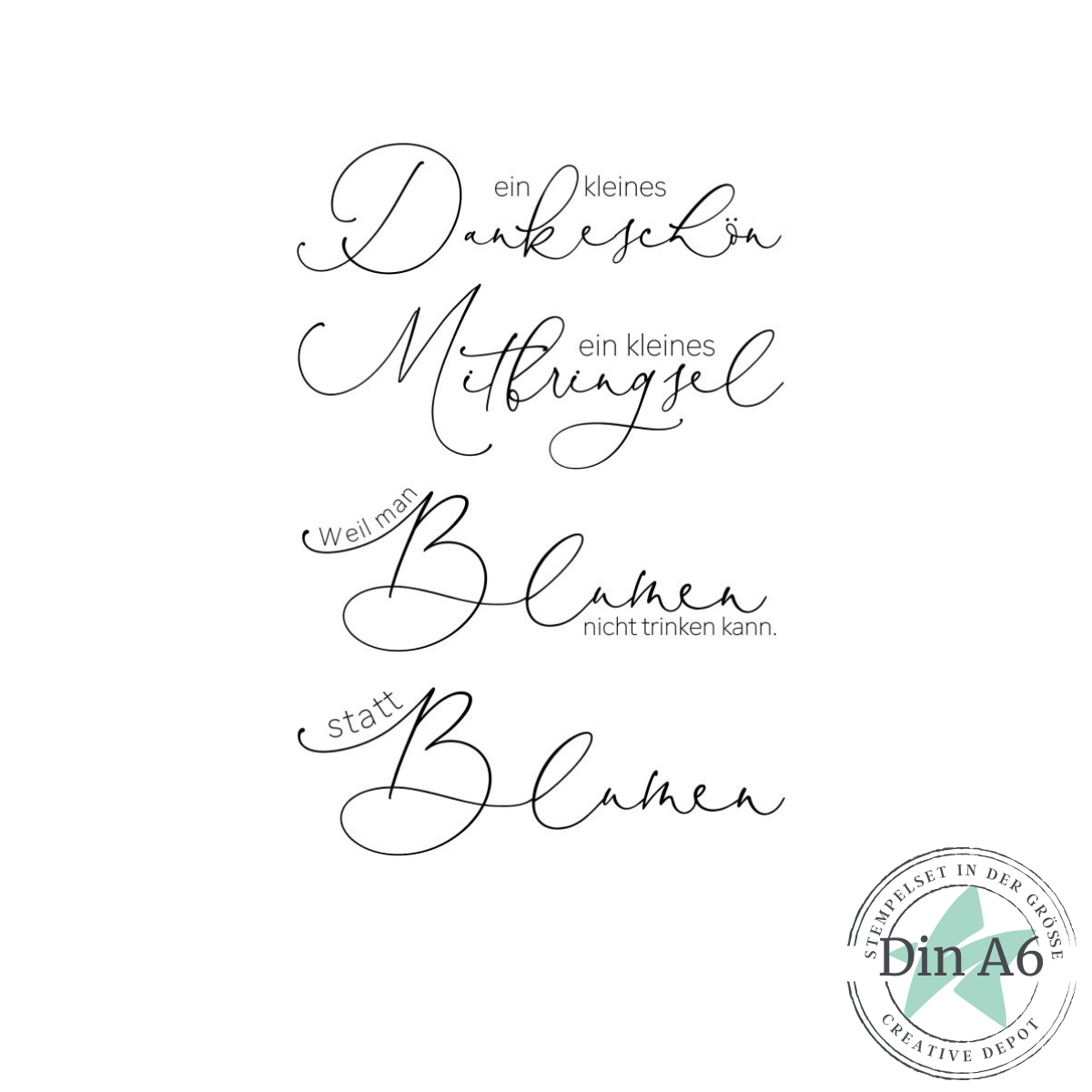 Stempelset - Mitbringsel 