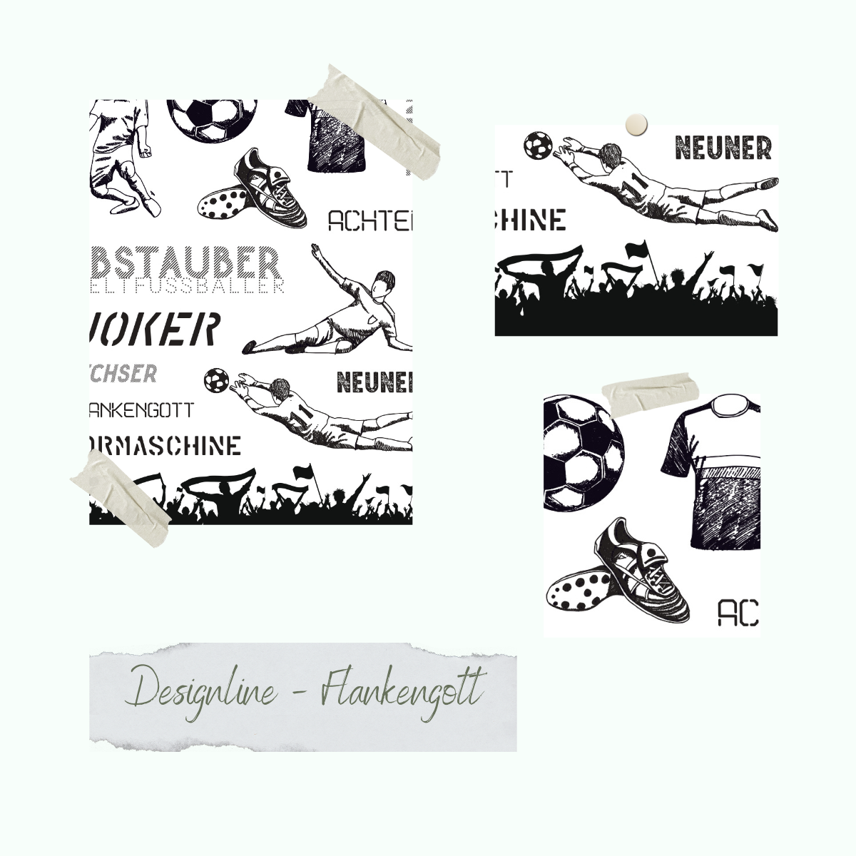 Stamp set - Designline - Flankengott