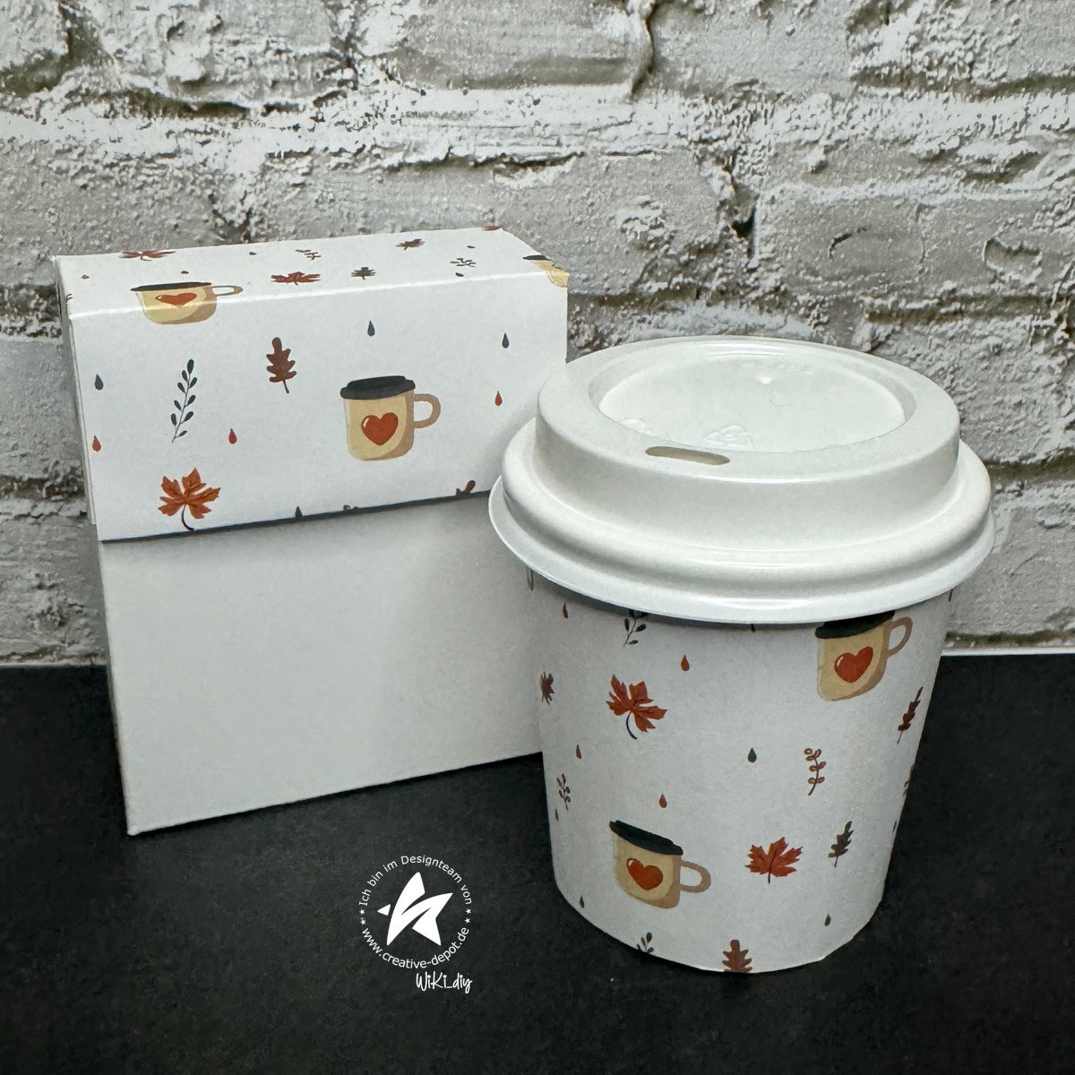 Designpapier - Bunter Herbst -  Doppelseitig bedruckt