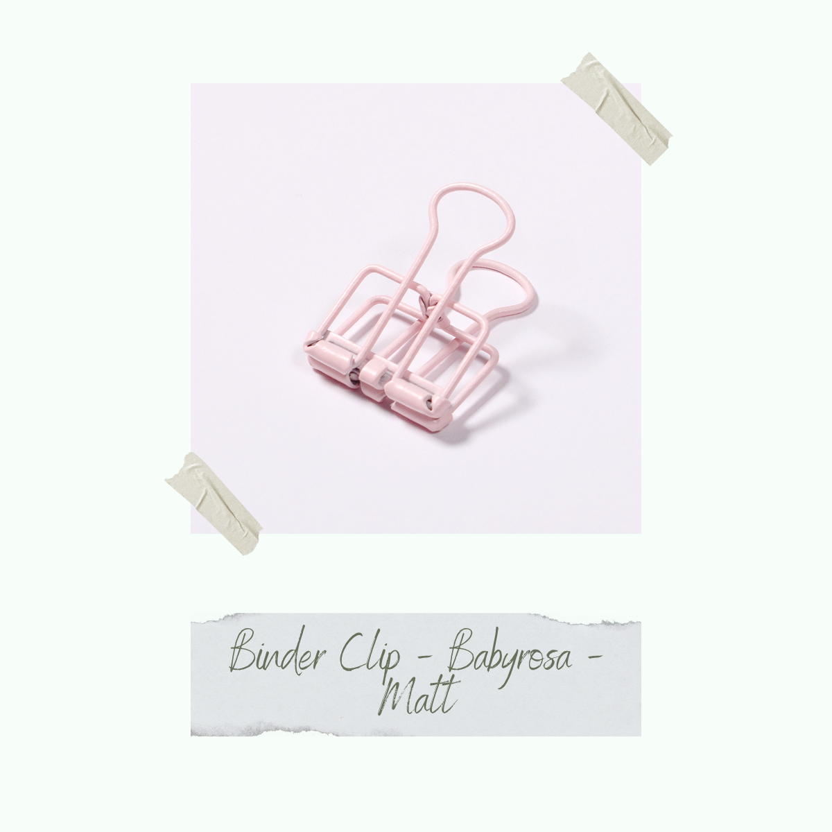 CD-ZB-033_Binder-Clip-Babyrosa-Matt-einzeln