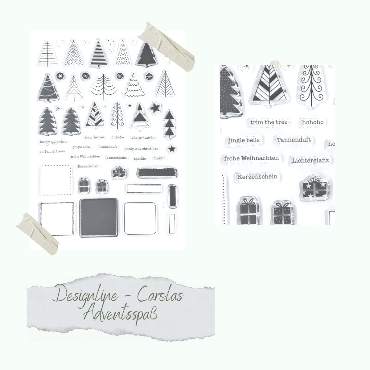 Stamp set - Designline - Carolas Adventsspaß