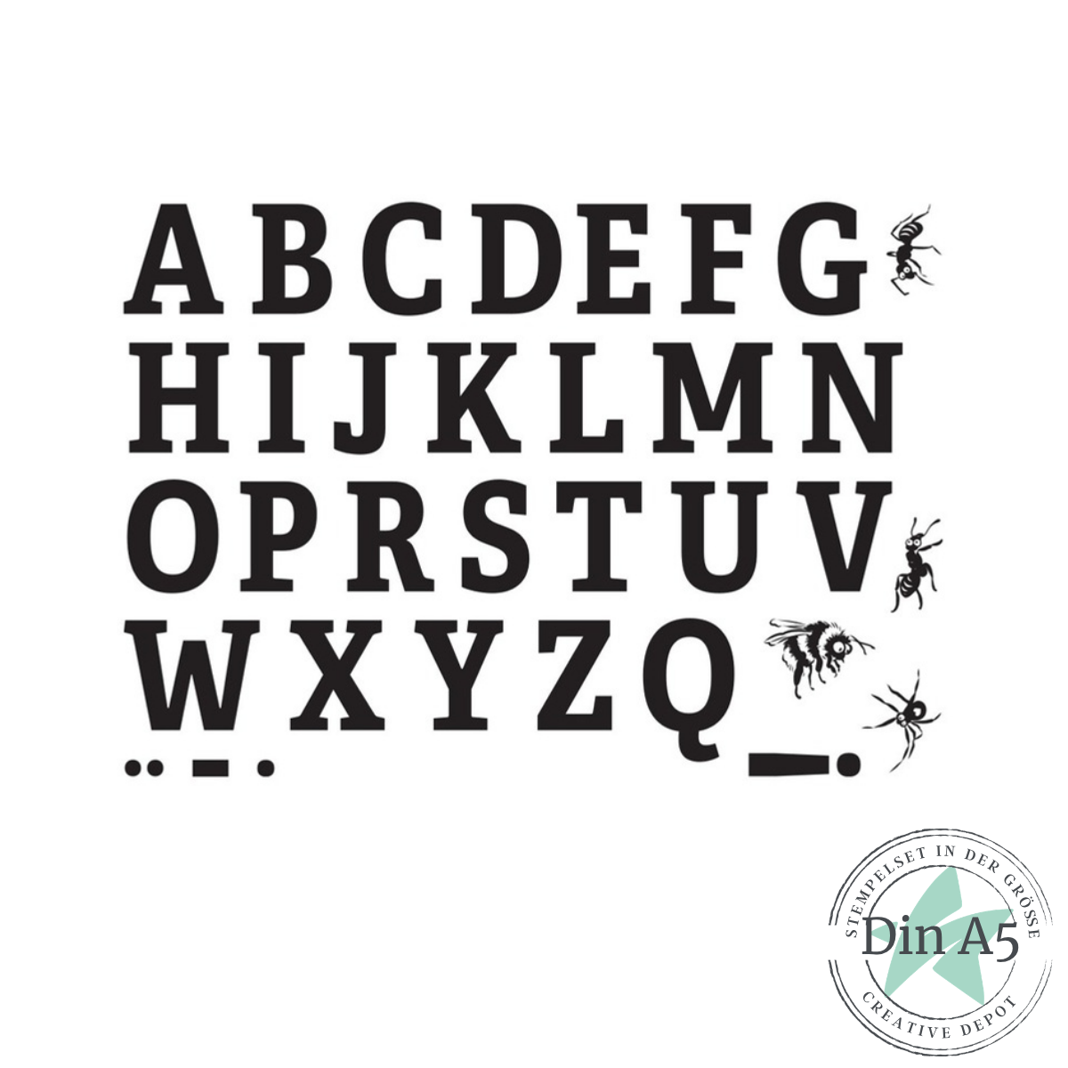 Juego de sellos - Heikes Welt - Alphabet