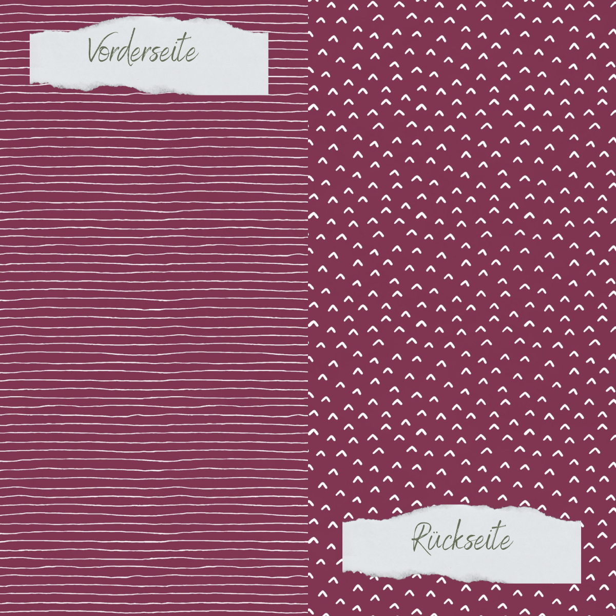 Papel de diseño - Basic - Herbstbeere - Doodle Dächer + Streifen - Impreso por las dos caras Papel de diseño - Basic - Herbstbeere - Doodle Dächer + Streifen - Impreso por las dos caras