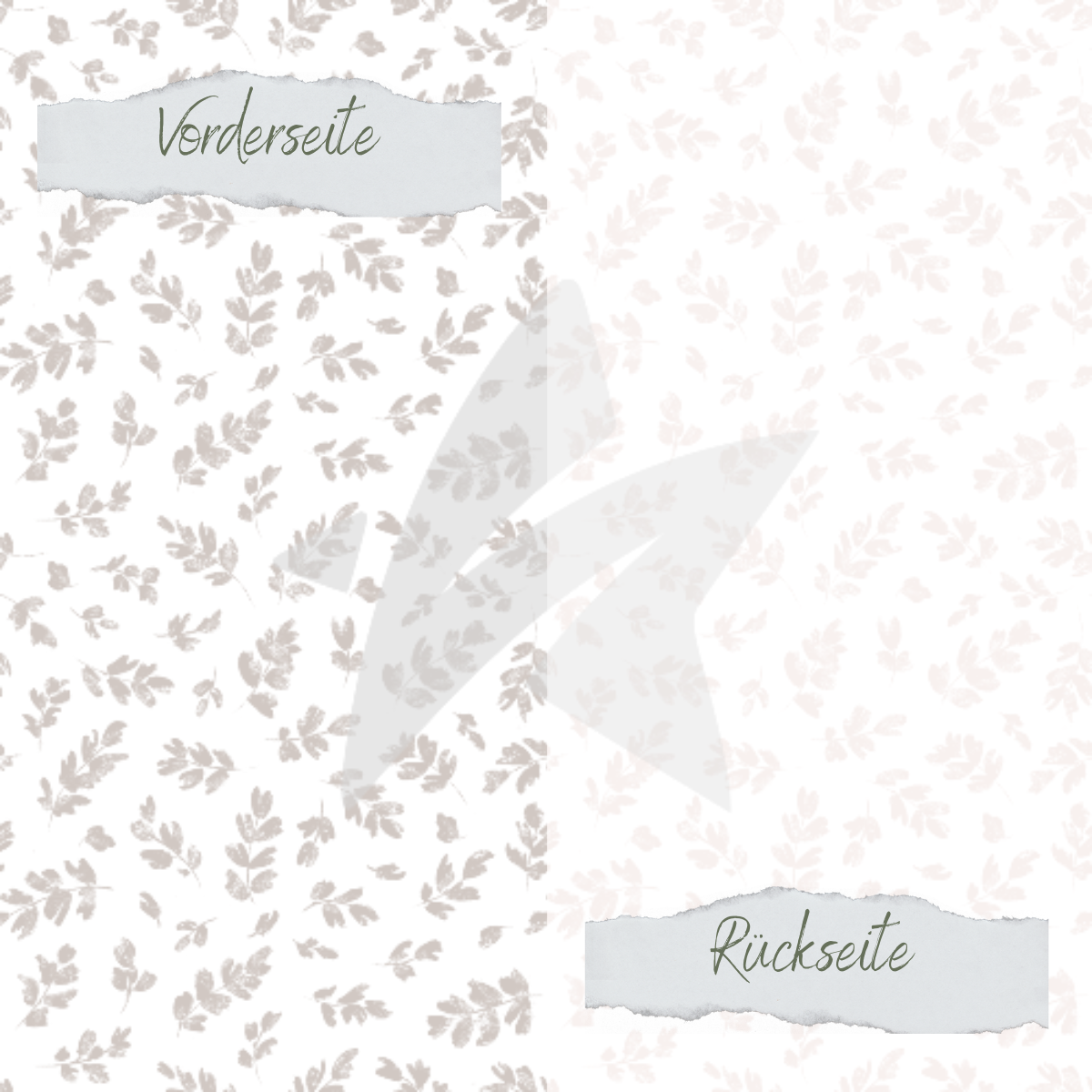 Hintergrund-Voegelchen Designpapier - Hintergrund - Vögelchen - Doppelseitig bedruckt