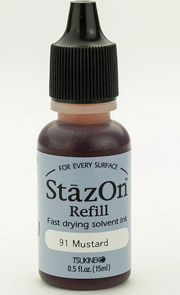 StazOn - Nachfülltinte - Mustard 15ml    StazOn - Nachfülltinte - Mustard 15ml