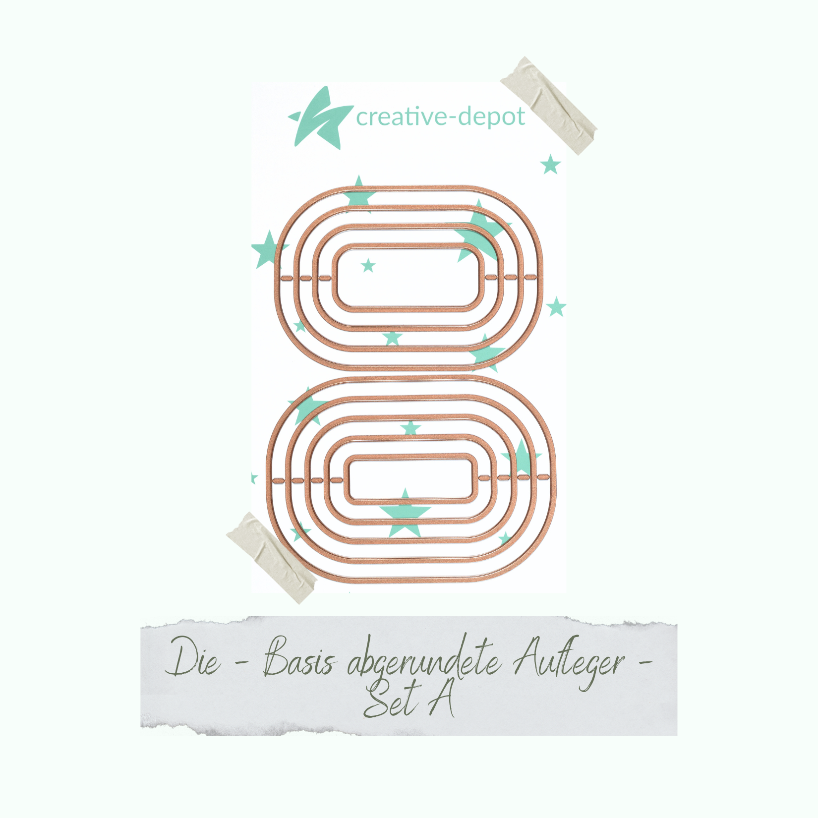 Die - Basic - Basis - Abgerundeter Aufleger - Set A