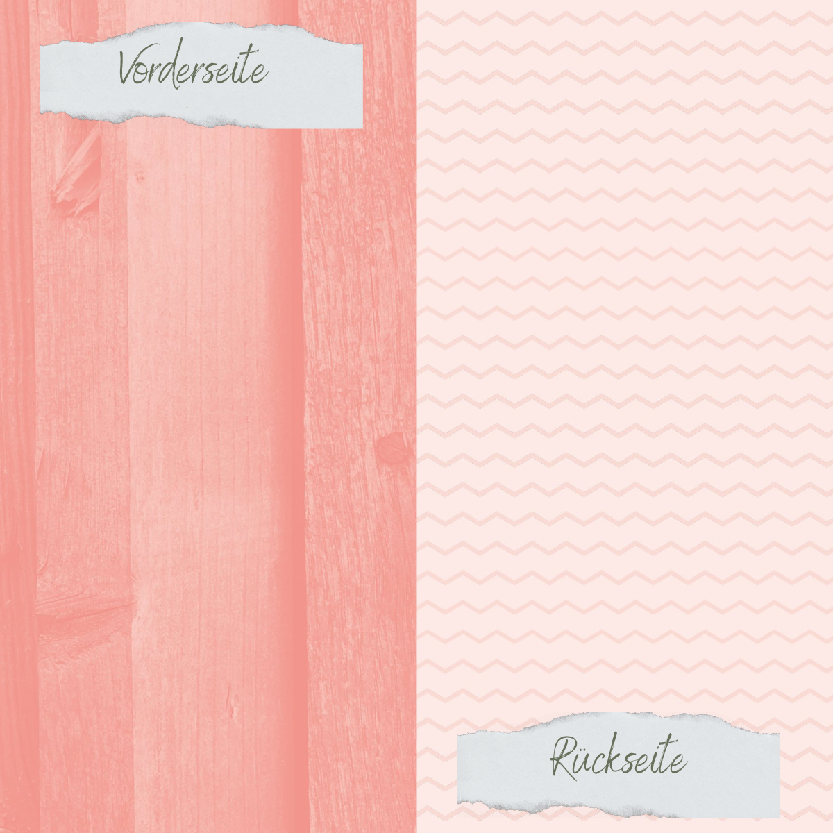 Papier design - Scrapliebe - Lüttes Glück - Motifs bois - Imprimé recto-verso