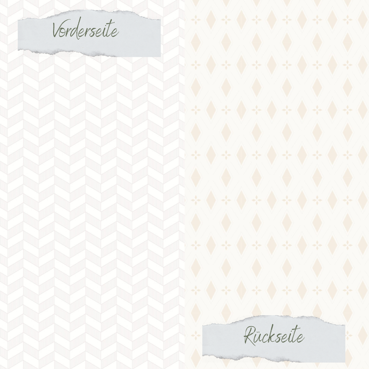 Designpapier - Scrapliebe - Frühlingsfreude - Rauten - Doppelseitig bedruckt