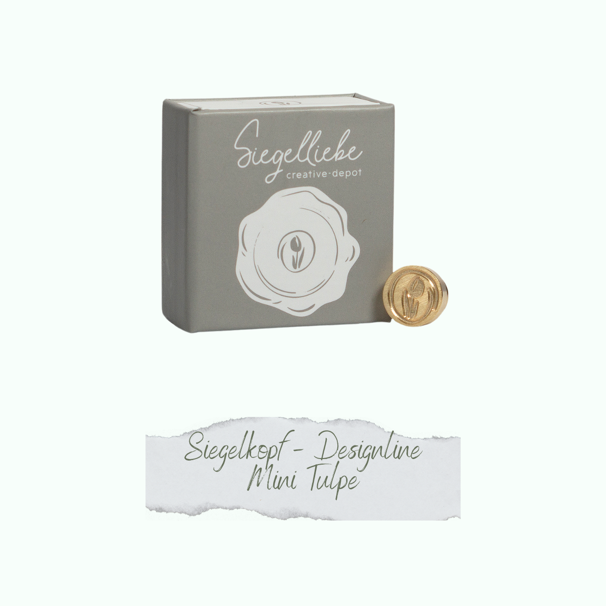 CD-Si-088 Siegelkopf - Designline - Mini Tulpe - Siegelliebe