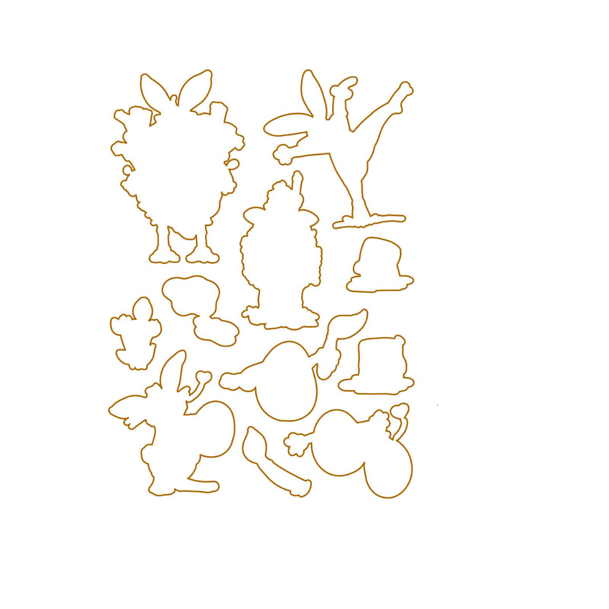 Die - Lustige Ostergesellen - Outline