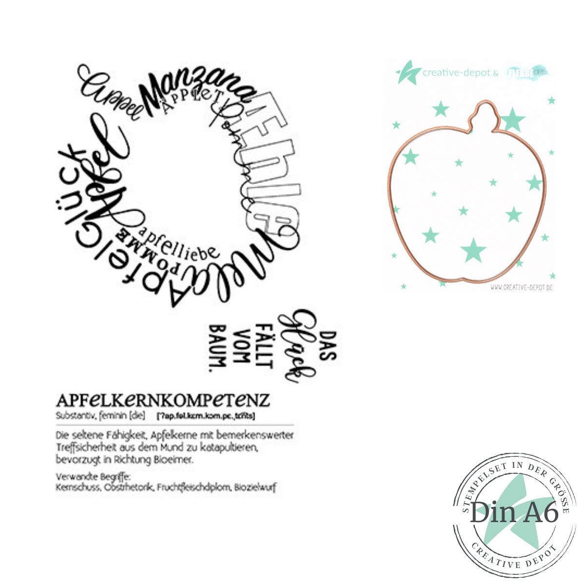 Bundle - Scribble Apfel