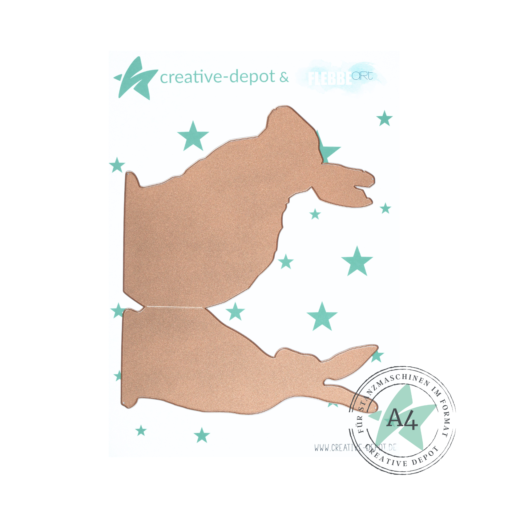 Die - Designline - Hasenkarte