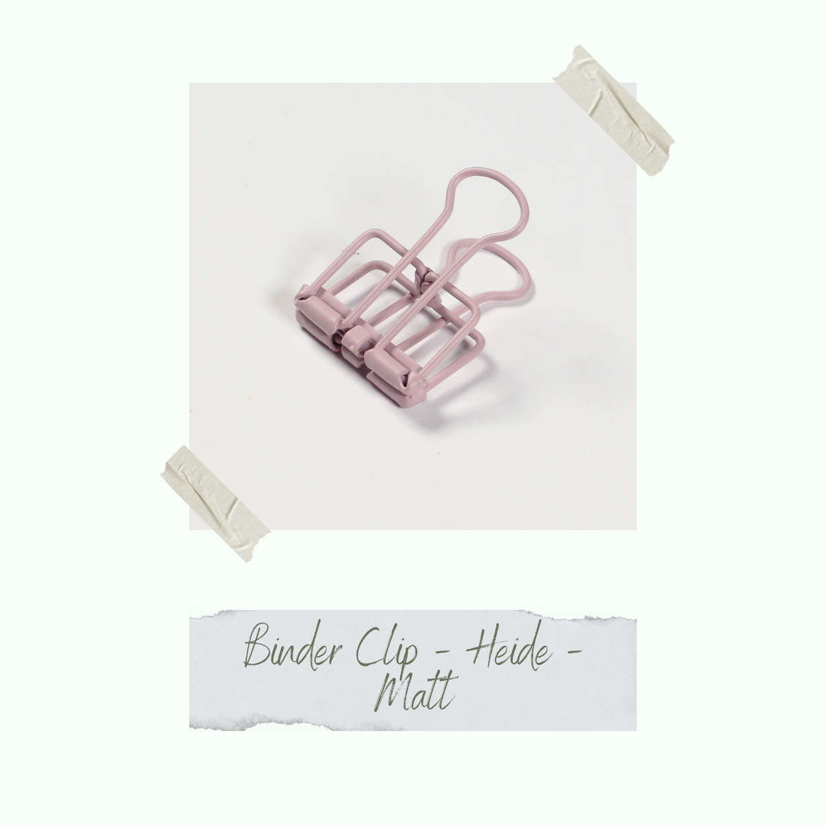 CD-ZB-074_Binder-Clip-Heide-Matt Binder Clip - Heide