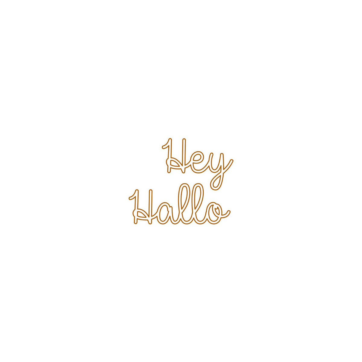 Die - Smalltalk - Hey und Hallo