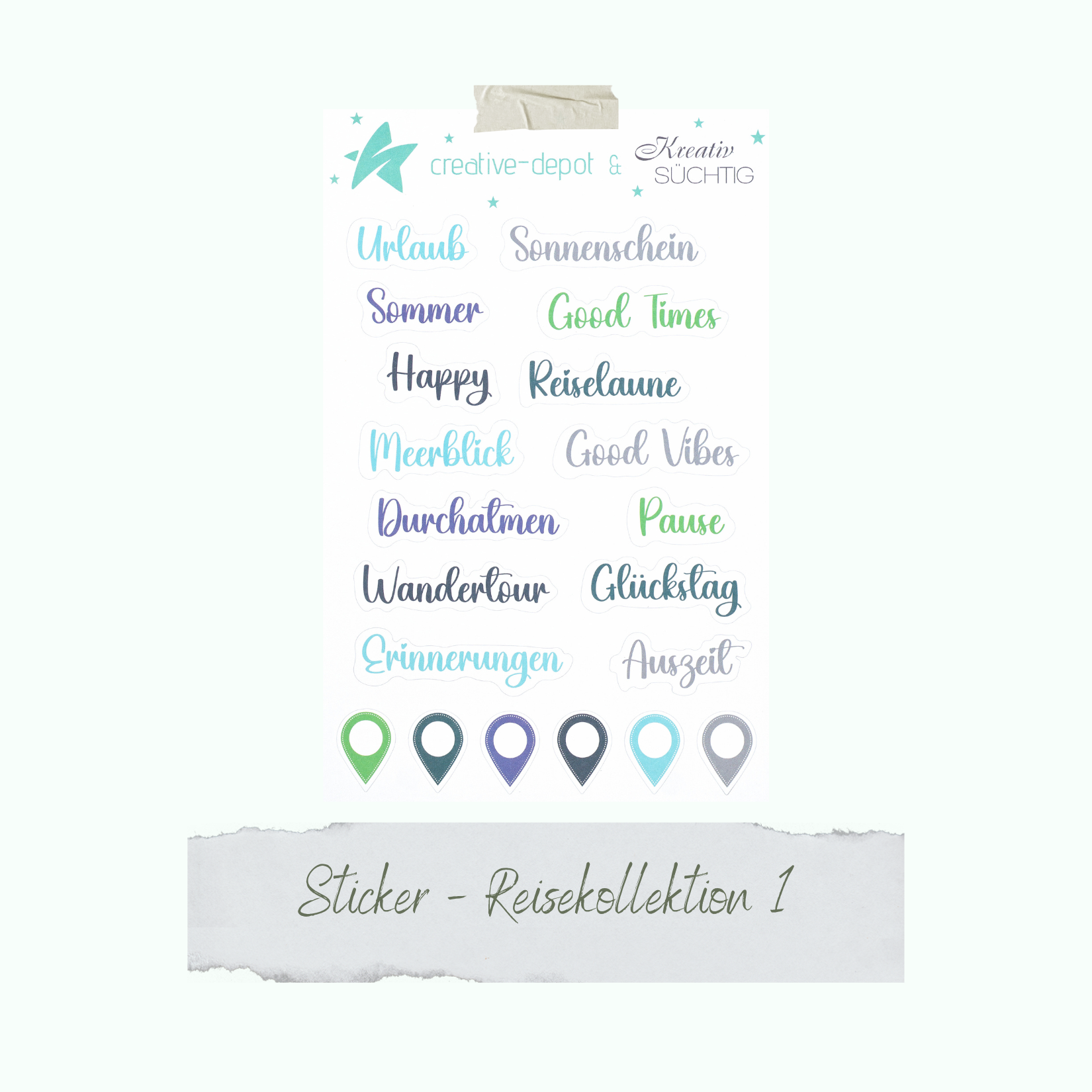 Sticker - Reisekollektion 1