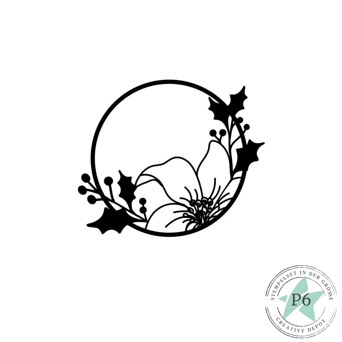 Stempelset - Weihnachtsstern - Kreis 