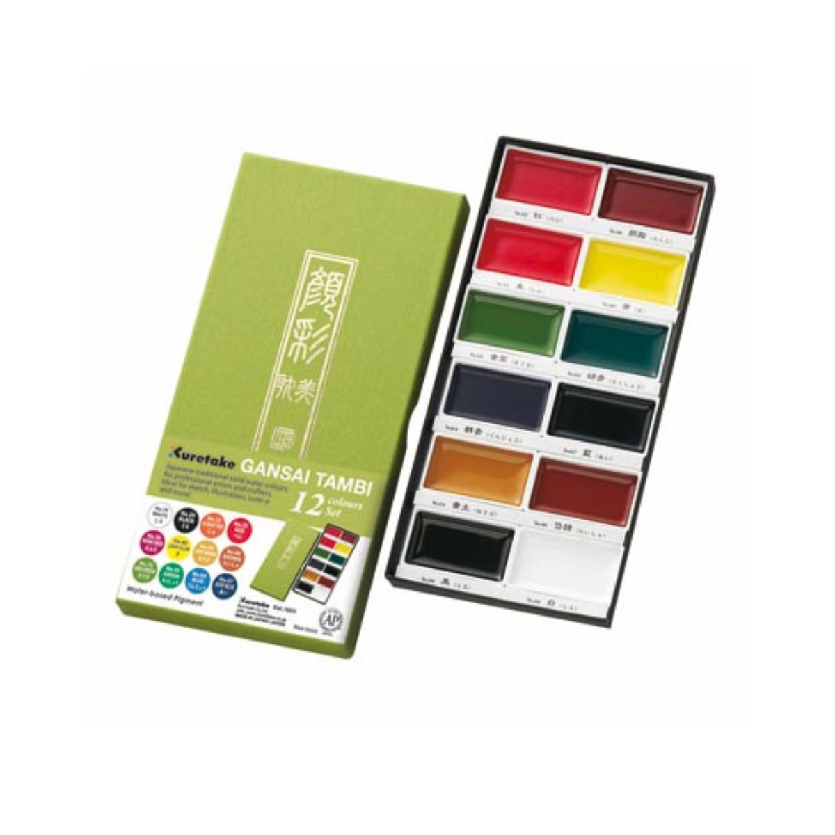 Gansai Tambi - Aquarellfarben - 12er Set
